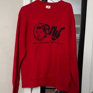 Billionaire Boys Club Red Graphic Sweatshirt